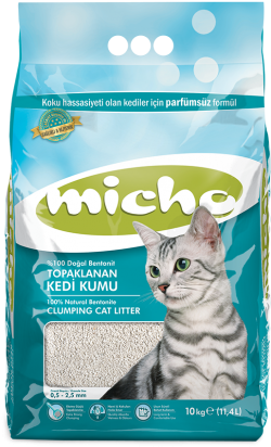 Micho İnce Taneli Bentonit Kedi Kumu Micho İnce Taneli Bentonit Kedi Kumu