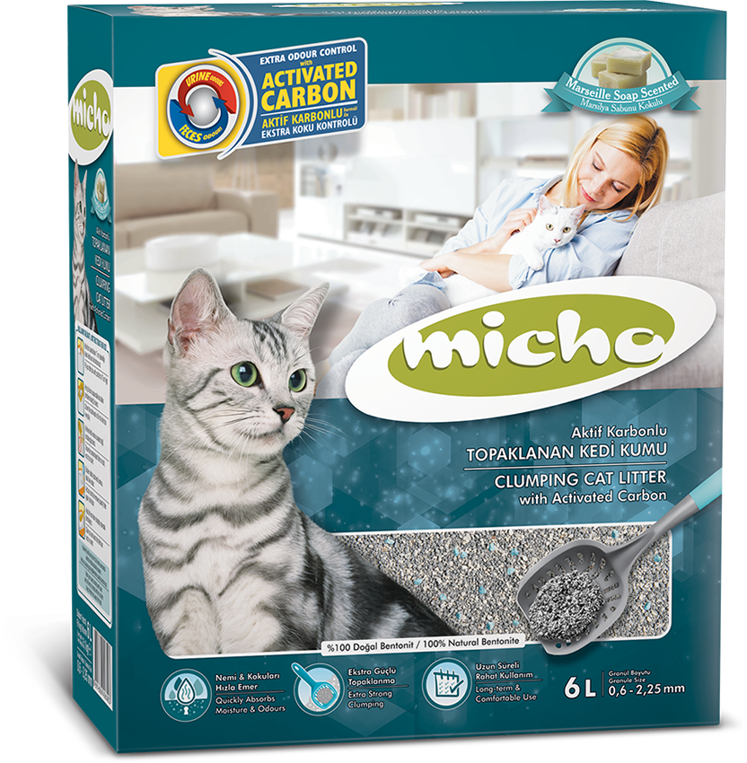 Micho Activated Carbon Cat Litter Micho Activated Carbon Cat Litter