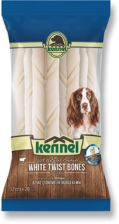 Kennel White Twist Bones